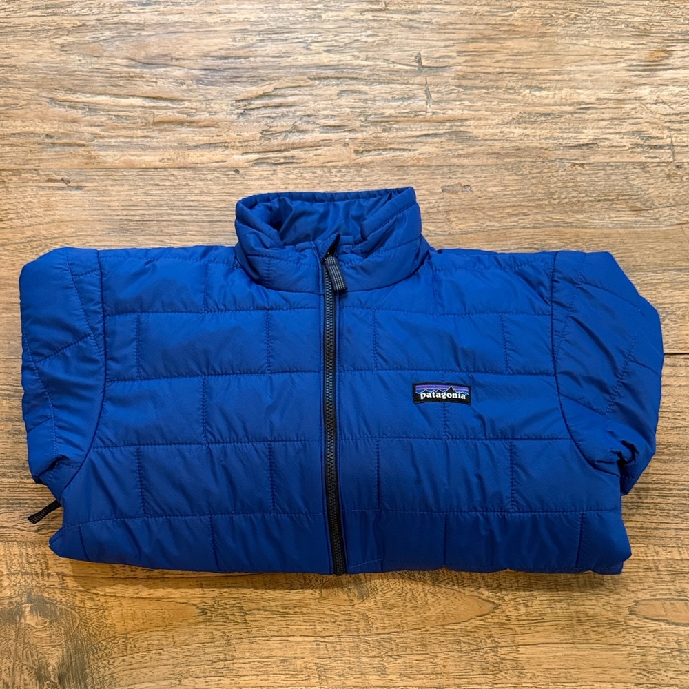Patagonia Kids Puffer Jacket in Royal Blue